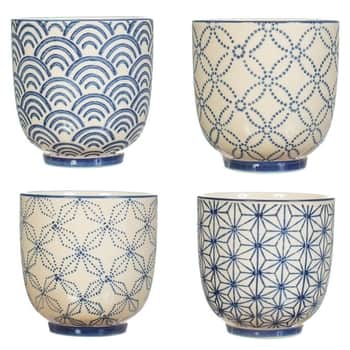 Porcelánový latte cup Sashiko 150 ml