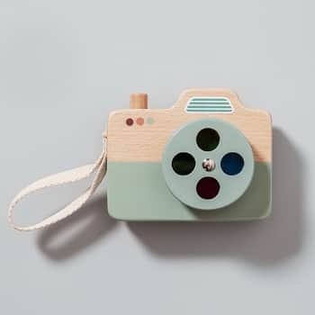 Dřevěný dětský fotoaparát Mint