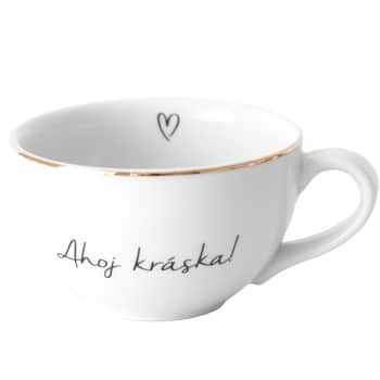 Porcelánový hrnek Ahoj kráska 300 ml – SK