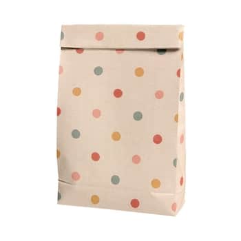 Papírový sáček Multi Dots - větší