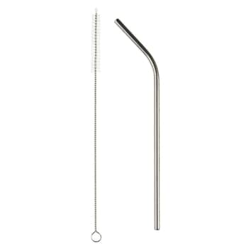 Nerezové slamky Straw Silver - set 6 ks