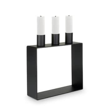 Dizajnový svietnik Frame 3 Black