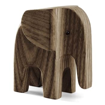 Dřevěný slon Elephant Smoke Stained Ash