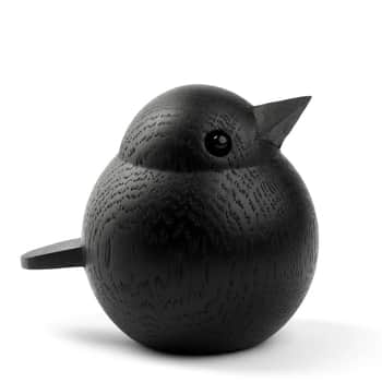 Dřevěný ptáček Baby Sparrow Black Stained Oak