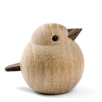 Dřevěný ptáček Baby Sparrow Natural Oak