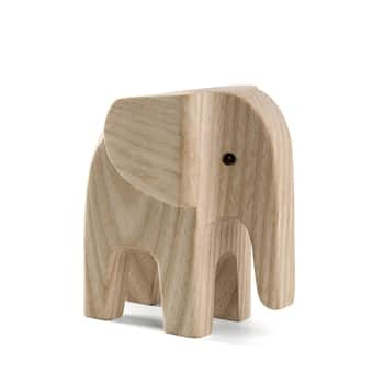 Drevený slon Baby Elephant Natural Ash