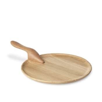 Dřevěný servírovací podnos Menageri Serving Platter Ø24,5cm