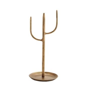 Kovový stojan na šperky Gold 24 cm