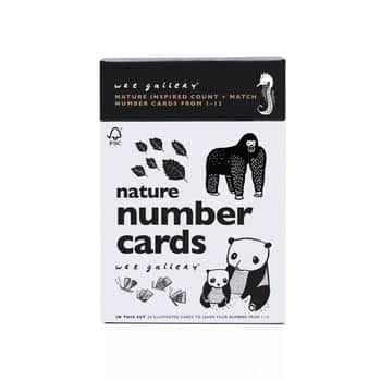 Detské hracie karty s číslami - Nature Number
