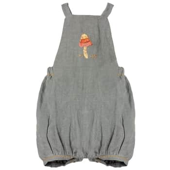 Lněný overal pro zajíčky Maileg Petrol Size 5