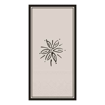 Papierové servítky Flower French Grey 16 ks