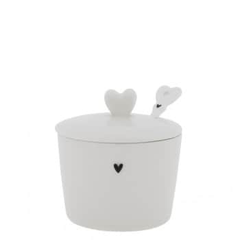 Porcelánová cukřenka se lžičkou Heart and Spoon