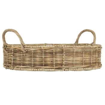 Nízký košík na stůl Rattan