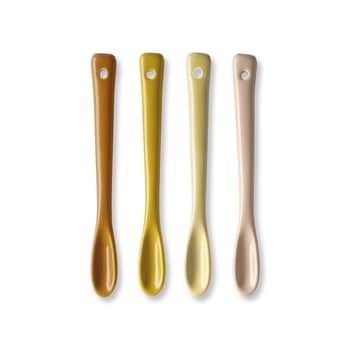 Keramická lžička Bold & Basic - Set 4 ks