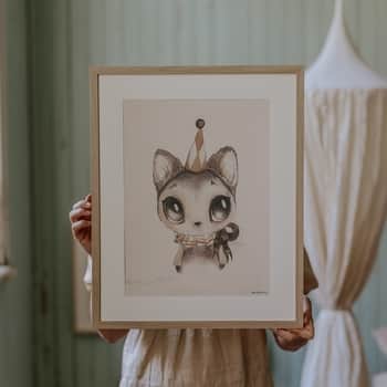 Plakát Dear Meow 50×70 cm