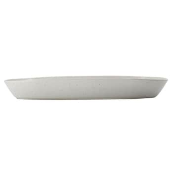 Keramický servírovací talíř Pion Grey/White 38 cm