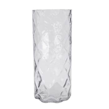 Vysoká sklenená váza Bubble Clear