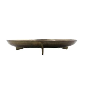 Dekorativní podnos Cast Antique Brass Ø38cm