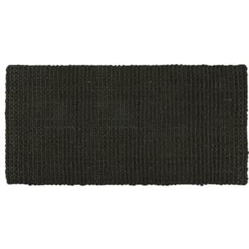 Jutová rohožka Rubber Black 120x60 cm