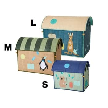 Detský úložný box Raffia Birthday Animals