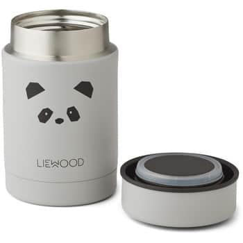 Dětská termoska Panda Light Grey Food Jar