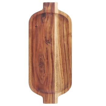 Dřevěný servírovací tác Oiled Acacia 45x19 cm