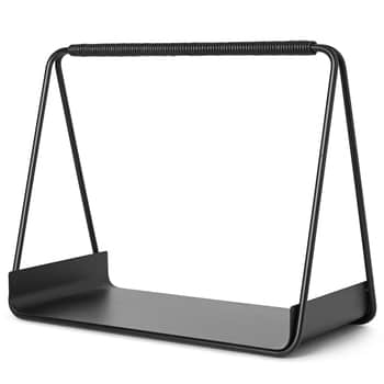 Kovový stojan na dřevo Black
