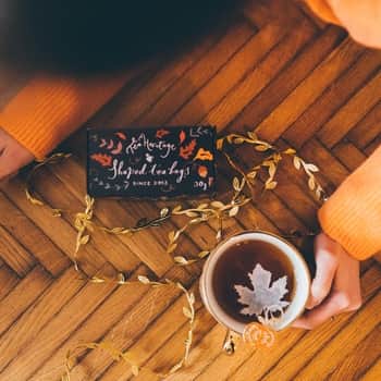 Ochutený čierny čaj Maple Leaf Pumpkin Chai 15 ks