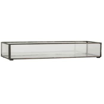 Kovový prosklený box Open Oblong