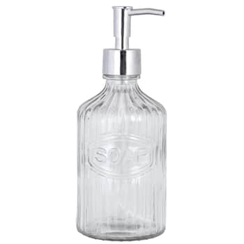 Skleněný zásobník na mýdlo Clear
