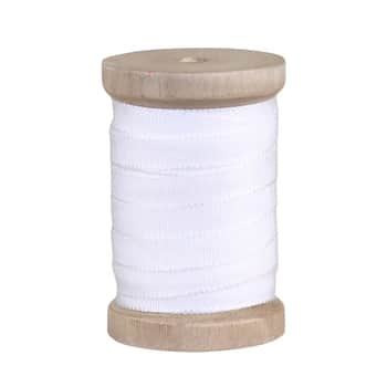 Dárková stuha na špulce White 5 m