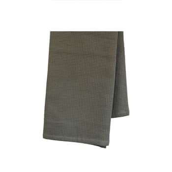 Bavlnená utierka Honeycomb Olive 70×50 cm
