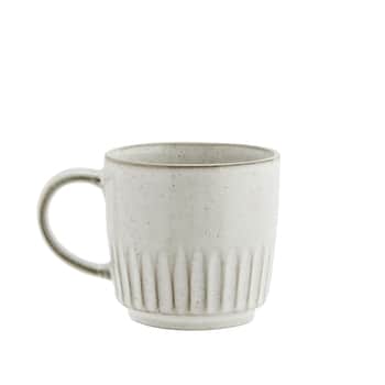 Kameninový hrnček Off White 400 ml