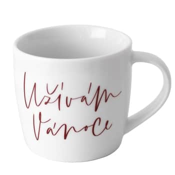 Porcelánový hrnček Užívám Vánoce 300 ml
