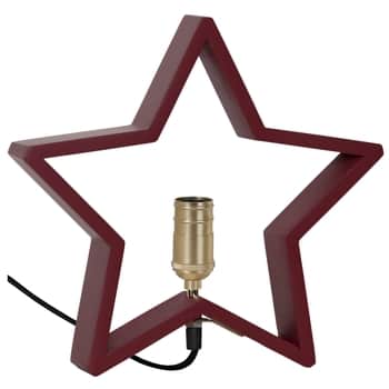 Stolní lampa Star Red - 30 cm