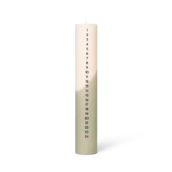 Adventní svíčka s čísly Sage 30cm