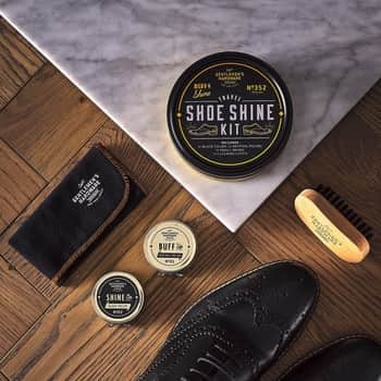 Sada na čištění obuvi Travel Shoe Shine Kit