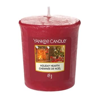 Votívna sviečka Yankee Candle 49g - Holiday Hearth