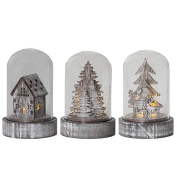 Svítící vánoční dekorace Kupol - set 3 kusů