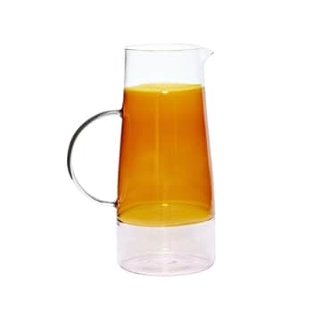 Skleněný džbán Clear/Amber/Pink 1,3 l