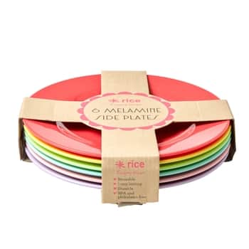 Melaminový dezertní talíř Yippie Yippie Yeah 20,5cm - set 6 ks
