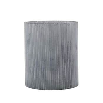 Sklenený svietnik Mirr Frost Grey menší