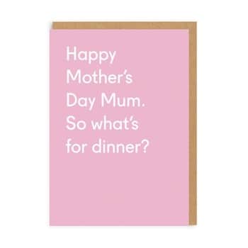 Přání ke dni matek Mum What's For Dinner