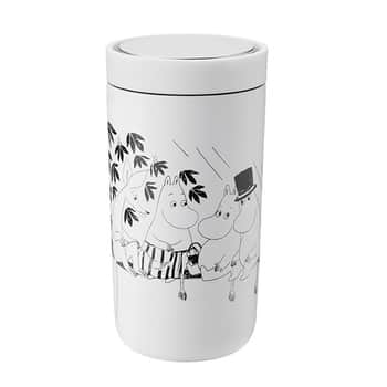 Nerezový termohrnek To Go Click White Moomin 200 ml