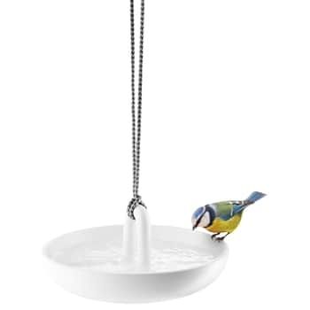 Keramické pítko/ krmítko pro ptáky Bird Bath White