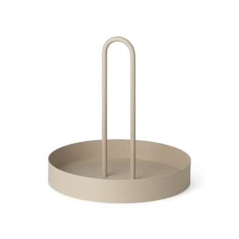Kovový podnos s úchytkou Cashmere Ø 28 cm