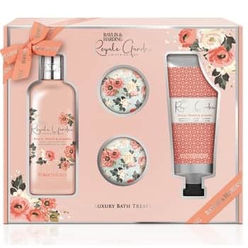 Dárková sada koupelové kosmetiky Peach, Peony, Jasmine