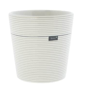 Keramický šálek Stripe Titane Love 240 ml