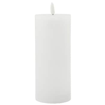 Vosková LED svíčka White 17,5 cm