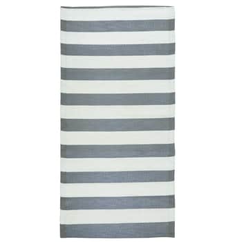 Vonkajší koberec Grey Stripes 90x180